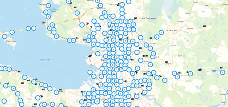 Камеры ГИБДД в Санкт-Петербурге на карте 2020 года онлайн