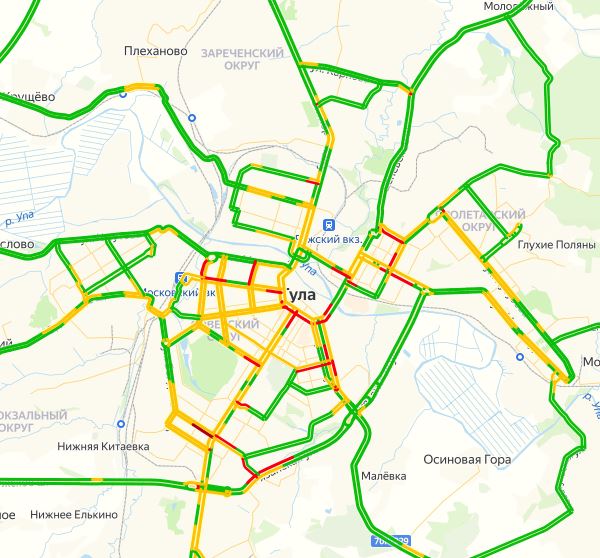 Пробки в туле сейчас. Карта пробок Екатеринбург. Пробки на трассе м2. Карта заторов на дорогах Тулы. Яндекс карты Тула.