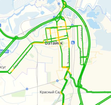 Карта пробок в ростове на дону сейчас
