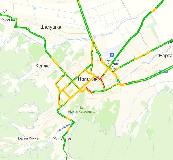 Балахна пробки онлайн сейчас карта