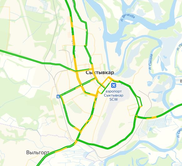 Карта пробок тверь. Пробки в Сыктывкаре. Пробки тепловая карта. Пробки на трассе м5 сейчас на карте. Карта пробок Алматы.