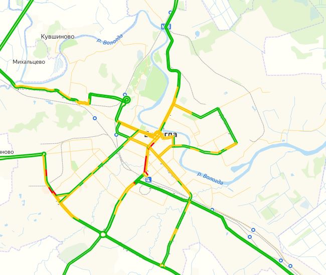 Карта пробок липецк. Пробки Вологда. Пробки в Вологде сейчас. Карта пробок Вологда. Пробки онлайн.