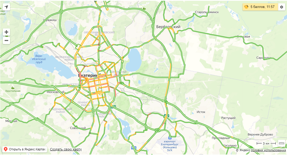 Камеры екатеринбург карта