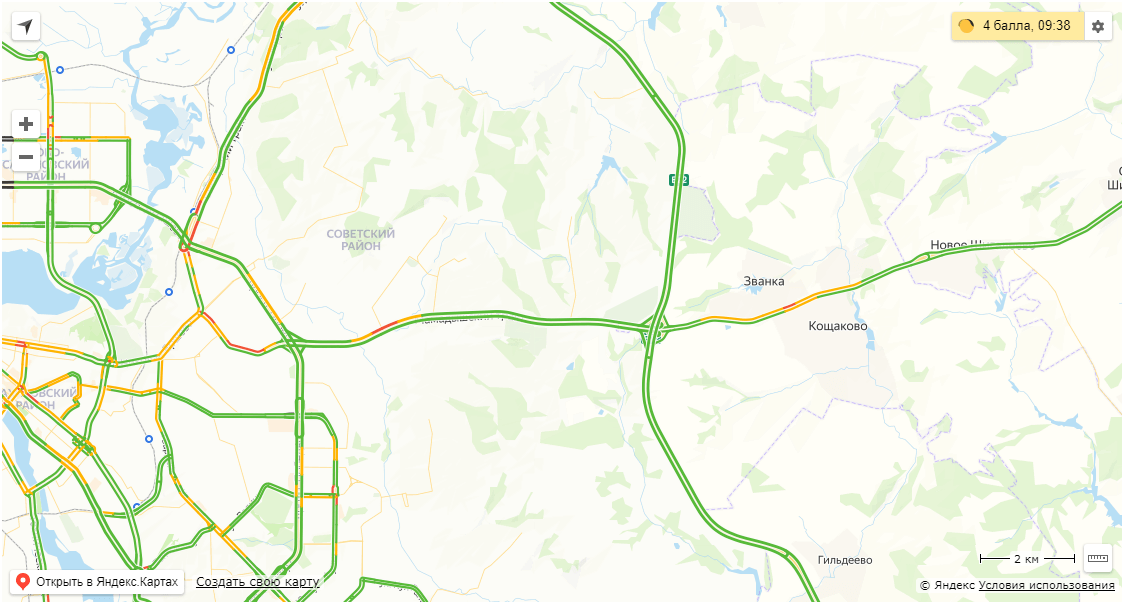 Казань пробки сейчас онлайн карта смотреть онлайн