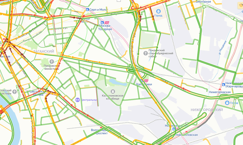 Москва нижегородский проезд. Нижегородская улица Москва на карте.