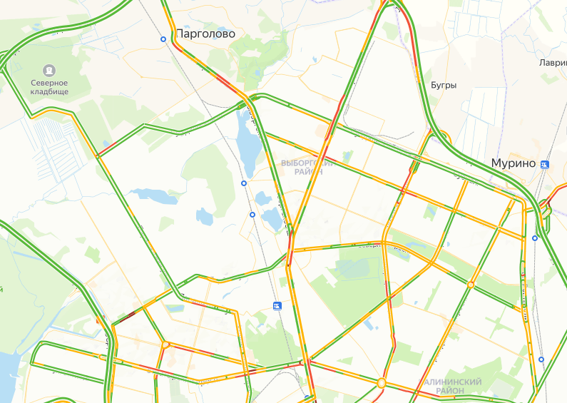 Карта санкт петербурга пробки онлайн сейчас