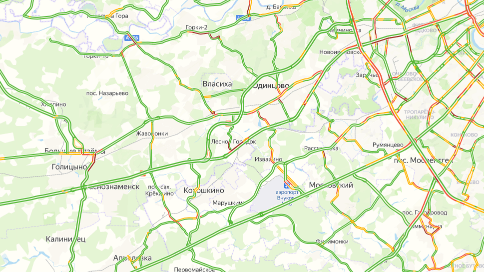 Трасса москва нижний новгород пробки сейчас онлайн карта смотреть