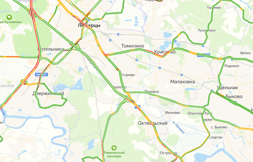 Карта тольятти пробки онлайн трасса м5